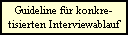 Guideline fr konkre-
tisierten Interviewablauf