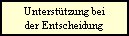 Untersttzung bei
der Entscheidung